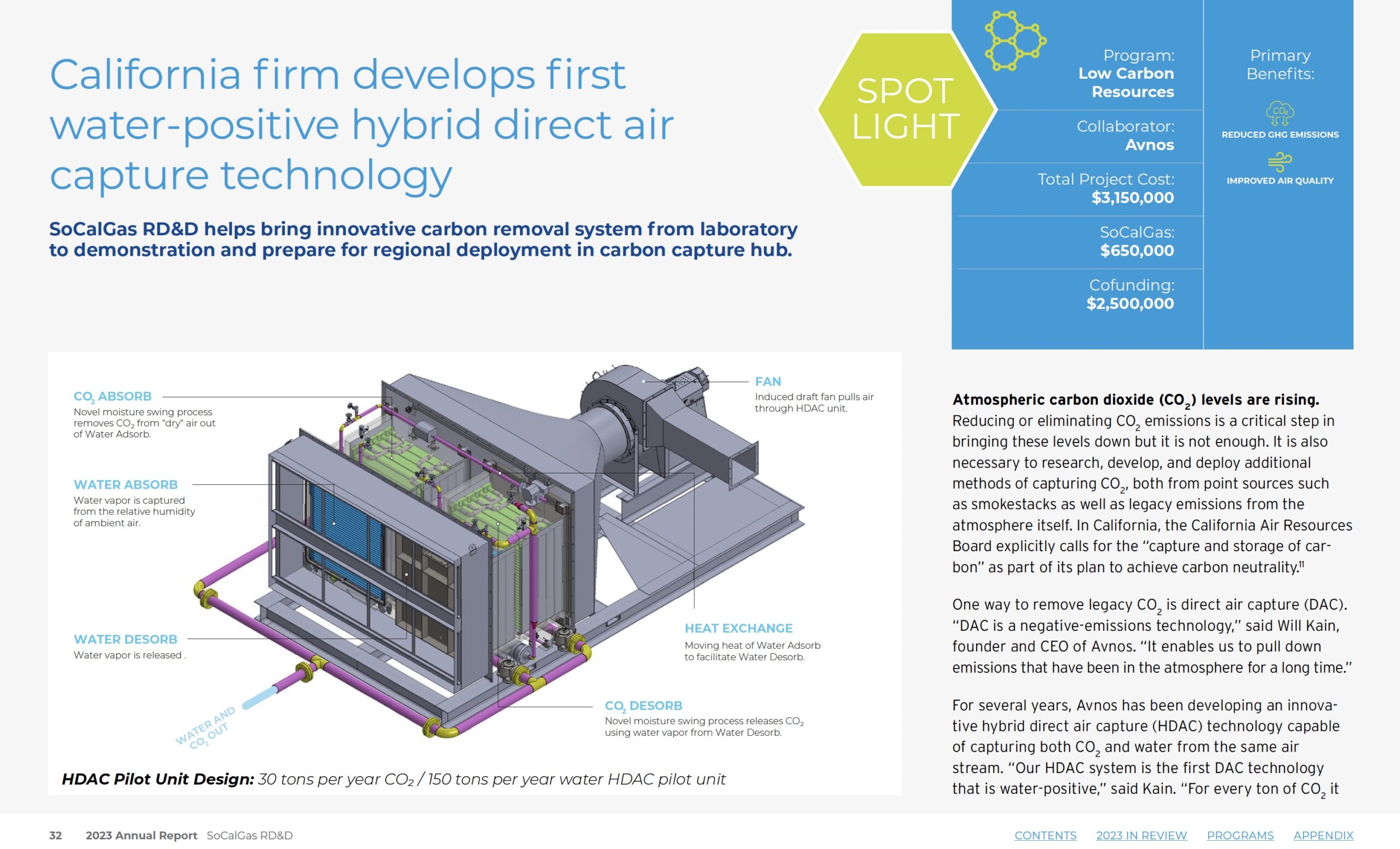SoCalGas RD&D Annual report page 11